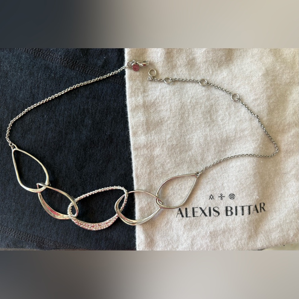 Alexis Bittar Orbiting Aura Necklace with Crystals